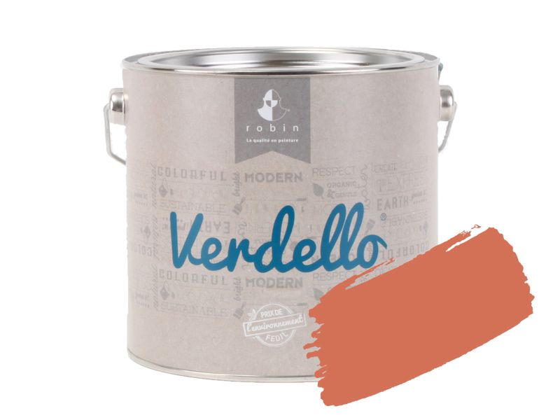 Peinture E206 Rouge Indien - 2,5 L Verdello