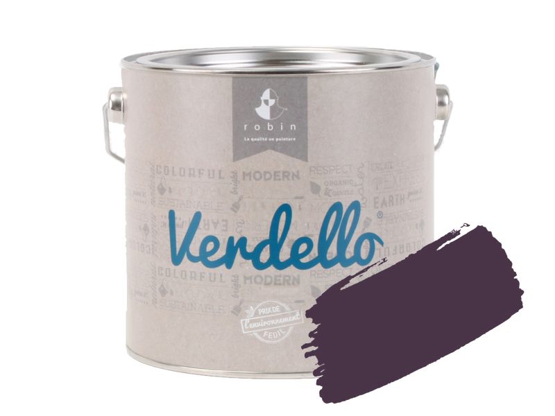 Peinture E207 Aubergine - 2,5 L Verdello